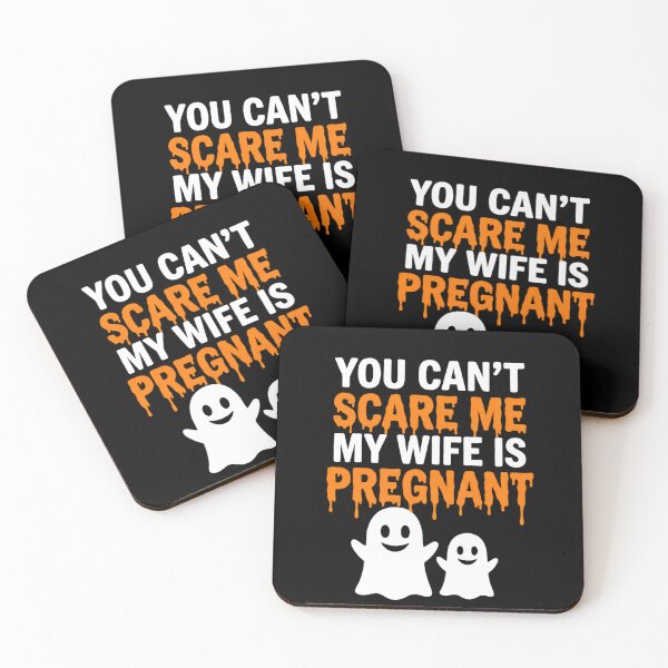 Item preview, You Can't Scare Me My Wife Is Pregnant Funny Halloween Ghost Pregnancy designed and sold by Zizo-DR44.