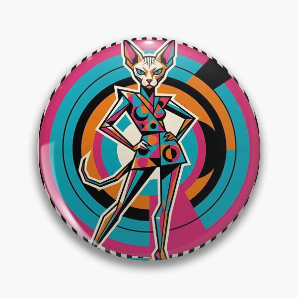 Item preview, Sphynx Cat High Fashion Runway Model designed and sold by PictoVibe.