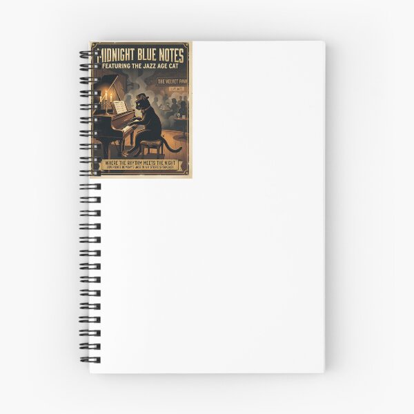Item preview, Bombay Cat Jazz Pianist Speakeasy designed and sold by PictoVibe.
