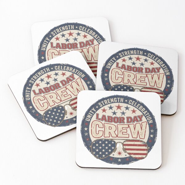 Item preview, Labor Day Crew Shirt - American Flag Aviator Sunglasses Tee designed and sold by relso.