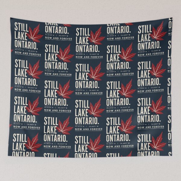 Item preview, Still Lake Ontario Now and Forever – Not Lake America, Anti Trump designed and sold by seekingclarity.