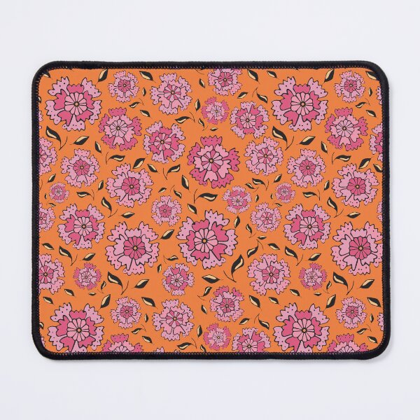 Item preview, floral fancy_pink, peach and mauve designed and sold by Virginia Fitzgerald.