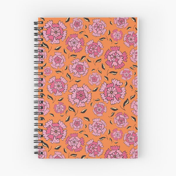 Item preview, floral fancy_pink, peach and mauve designed and sold by Virginia Fitzgerald.