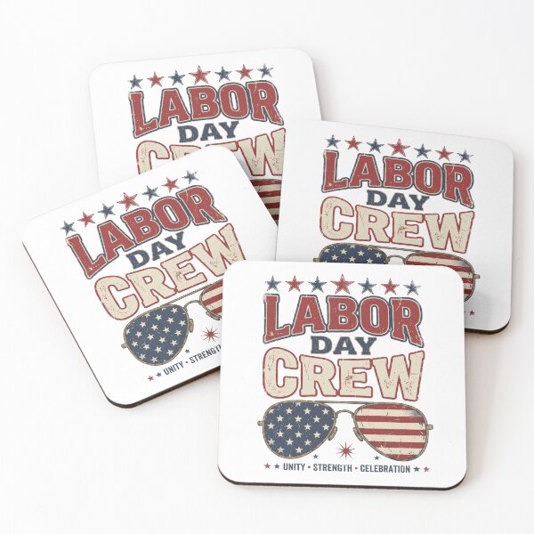 Item preview, Unity Strength Celebration Shirt - Labor Day Patriotic Badge Tee designed and sold by relso.