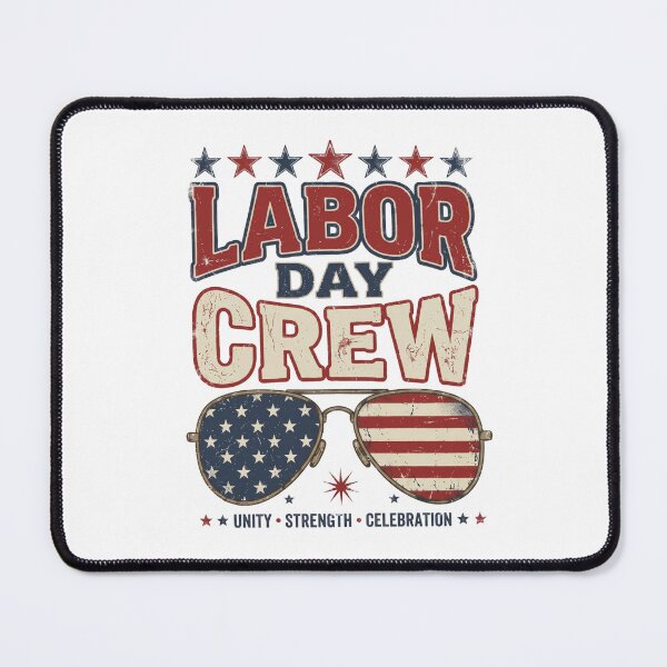 Item preview, Unity Strength Celebration Shirt - Labor Day Patriotic Badge Tee designed and sold by relso.