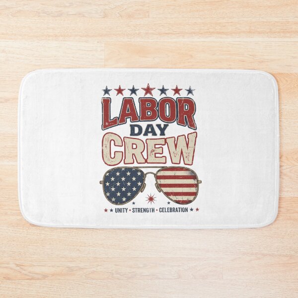 Item preview, Unity Strength Celebration Shirt - Labor Day Patriotic Badge Tee designed and sold by relso.