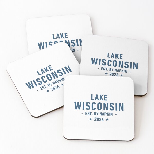 Item preview, Lake Michigan is now Lake Wisconsin Est. by Napkin 2026 designed and sold by seekingclarity.