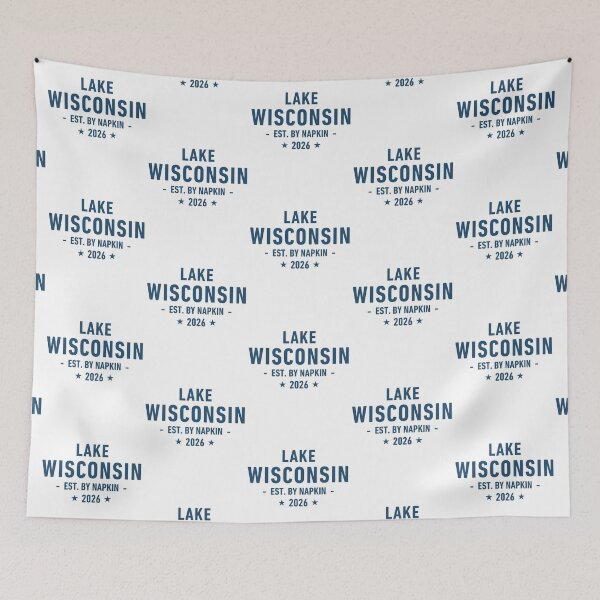 Item preview, Lake Michigan is now Lake Wisconsin Est. by Napkin 2026 designed and sold by seekingclarity.