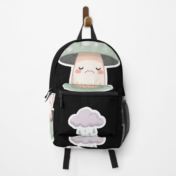 Item preview, Sad Mushroom Rain Cloud Cottagecore Sticker Design designed and sold by CalmDownZone ⭐️⭐️⭐️⭐️⭐️.