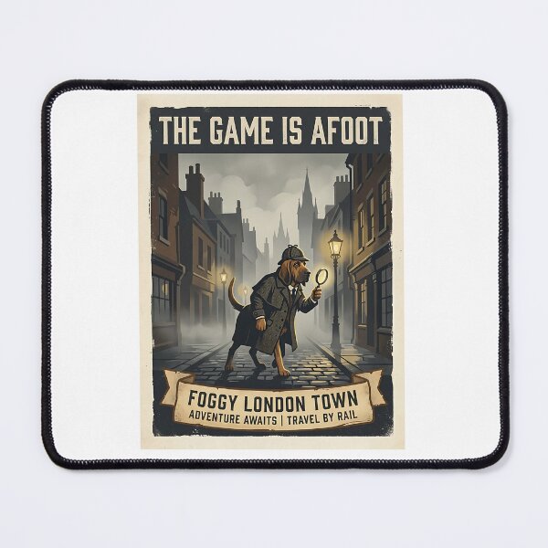 Item preview, Bloodhound Victorian Detective London Fog designed and sold by PictoVibe.
