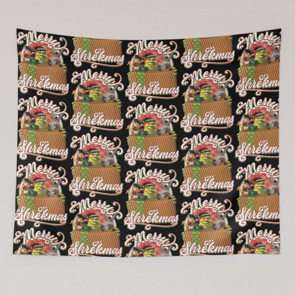 Item preview, Meme de Shrek Feliz Navidad designed and sold by RakeshPatelArt.