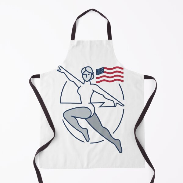 Item preview, Dynamic Olympic Runner with US Flag Logo designed and sold by funspms.