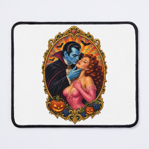 Item preview, Vintage Art Retro Halloween Romance Novel Style Comic Cover Pulp Vampire designed and sold by WolfmanProphecy.