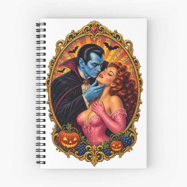 Item preview, Vintage Art Retro Halloween Romance Novel Style Comic Cover Pulp Vampire designed and sold by WolfmanProphecy.