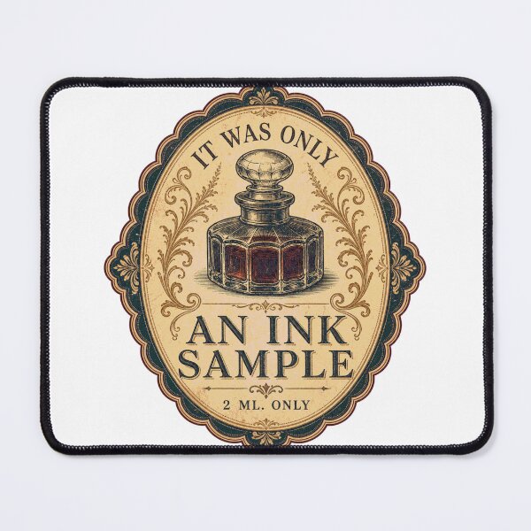 Aperçu de l'œuvre It Was Only An Ink Sample Etiquette Apothicaire créée et vendue par BoosterShop.