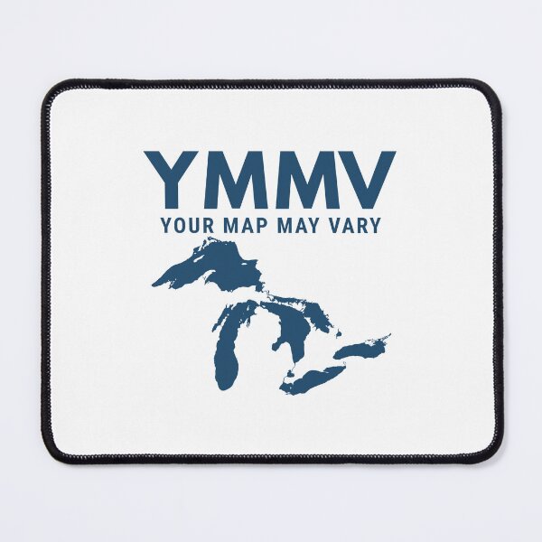 Item preview, Lake Ontario Lake America YMMV Your Map May Vary designed and sold by seekingclarity.