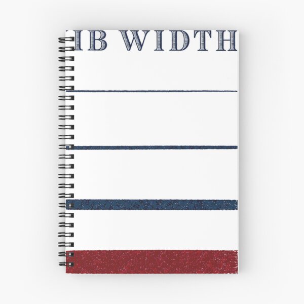 Item preview, Nib Widths Fine Medium Broad Another Chart designed and sold by BoosterShop.