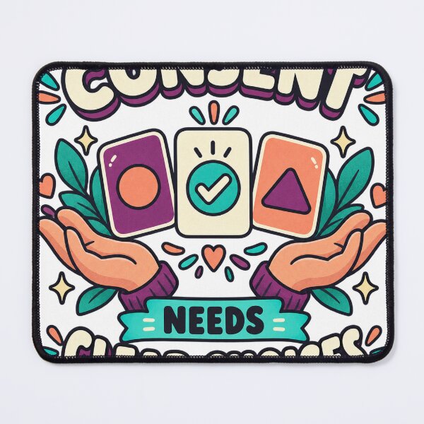 Item preview, Consent Needs Clear Choices UX designed and sold by Shope Buzz.