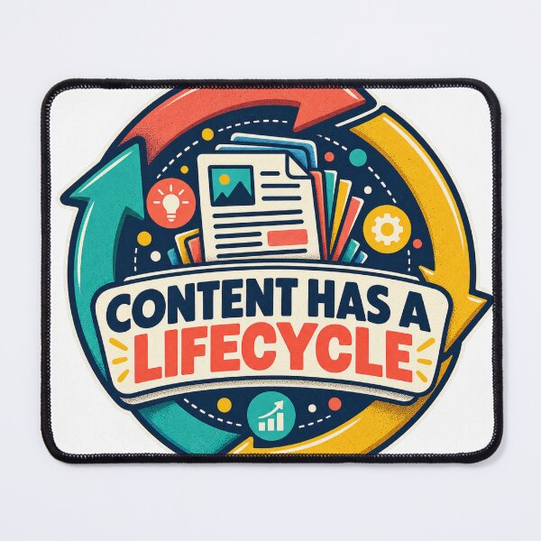 Item preview, Content Has a Lifecycle Design designed and sold by Shope Buzz.