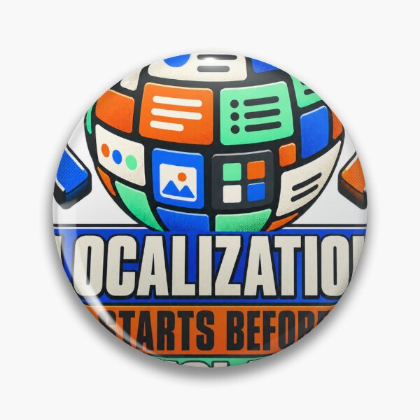 Item preview, Localization Starts Before Translation UX designed and sold by Shope Buzz.