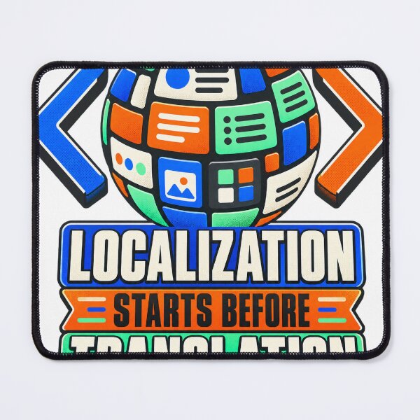 Item preview, Localization Starts Before Translation UX designed and sold by Shope Buzz.