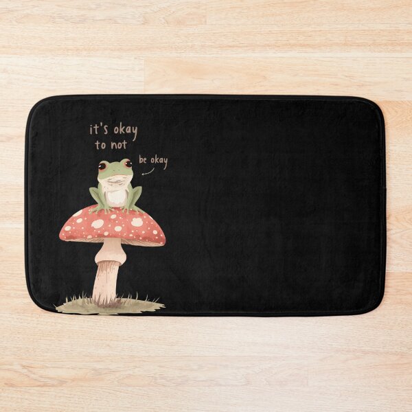Item preview, Melancholic Frog Mushroom Cottagecore Sticker Design designed and sold by CalmDownZone ⭐️⭐️⭐️⭐️⭐️.