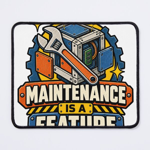 Item preview, Maintenance Is a Feature Engineering designed and sold by Shope Buzz.