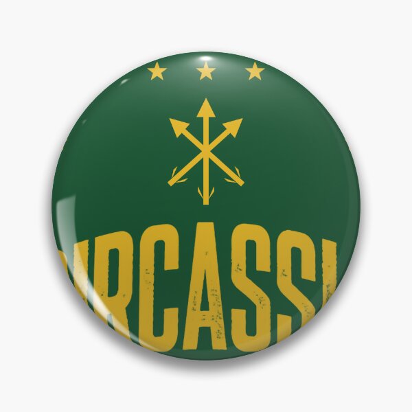 Item preview, Circassian Flag Emblem Vintage Adyghe Heritage Gift designed and sold by ys96.