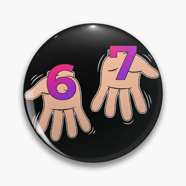 Item preview, Logo 67 Meme Streetwear Hand Sign - Dark Edition designed and sold by JulSaMar03.