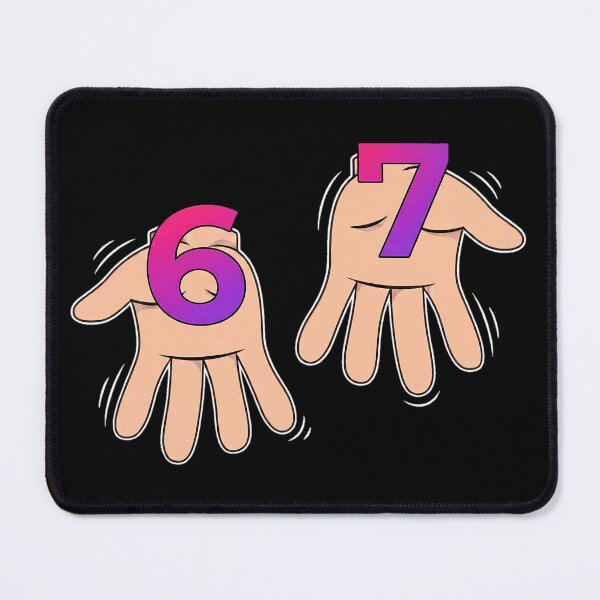 Item preview, Logo 67 Meme Streetwear Hand Sign - Dark Edition designed and sold by JulSaMar03.