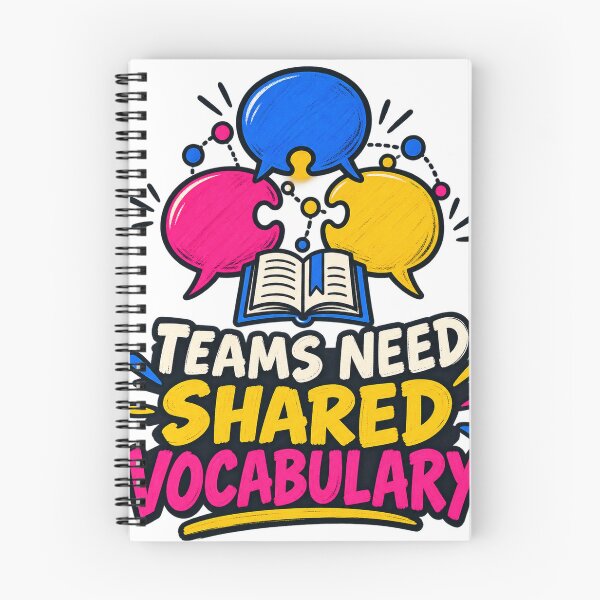 Item preview, Teams Need Shared Vocabulary Design designed and sold by Shope Buzz.