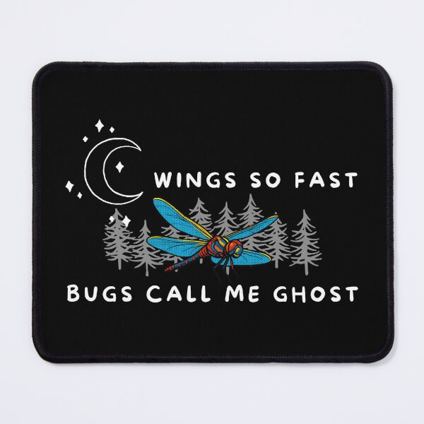 Item preview, Wings So Fast Bugs Call Me Ghost Night Dragonfly  designed and sold by Feral Vibes.