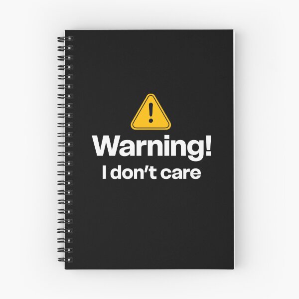 Item preview, Warning! I Don’t Care designed and sold by GraphicWorlds.