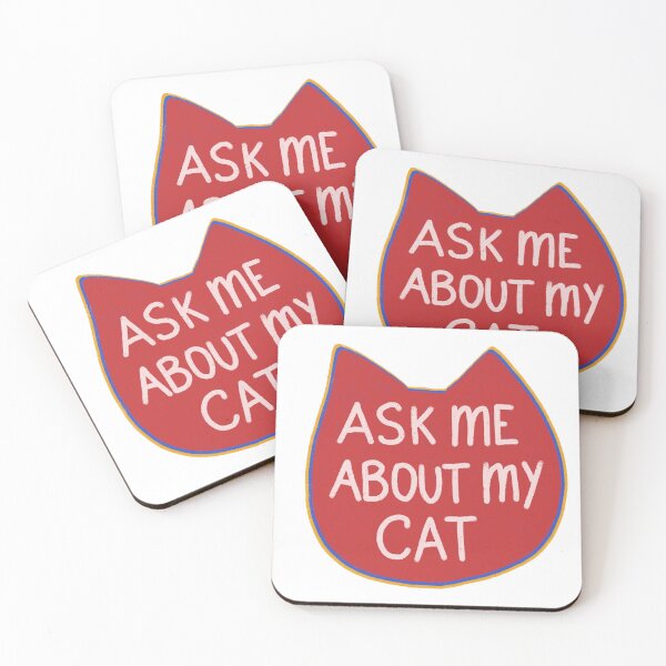 Item preview, Ask Me About My Cat designed and sold by Stephanie McRae.