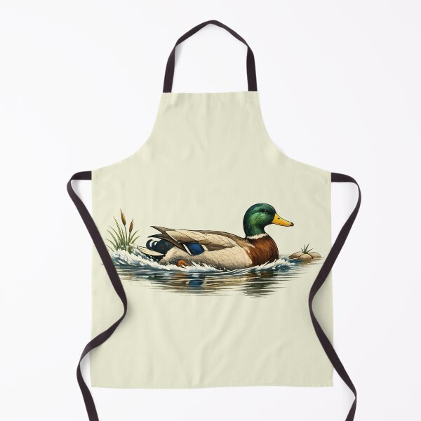 Item preview, A mallard duck gliding over calm waters. designed and sold by Daily Quirk.