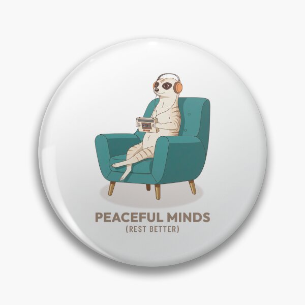 Item preview, Meerkat Listening to Music Vintage Aesthetic designed and sold by COZY VINTAGE animal.