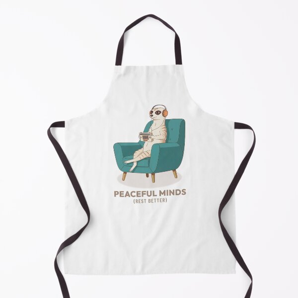 Item preview, Meerkat Listening to Music Vintage Aesthetic designed and sold by COZY VINTAGE animal.