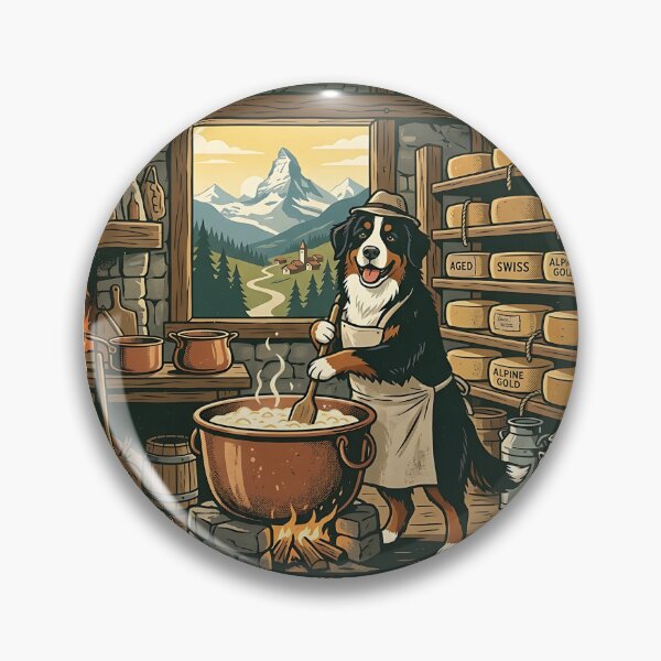 Item preview, Bernese Mountain Dog Alpine Cheese Maker designed and sold by PictoVibe.