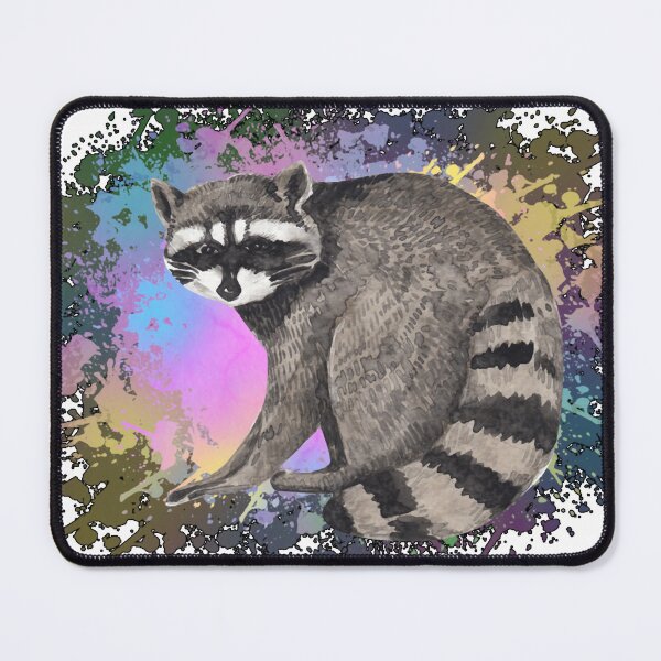 Item preview, racoon watercolor background   designed and sold by MaikSankts.
