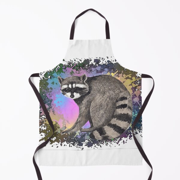 Item preview, racoon watercolor background designed and sold by MaikSankts.