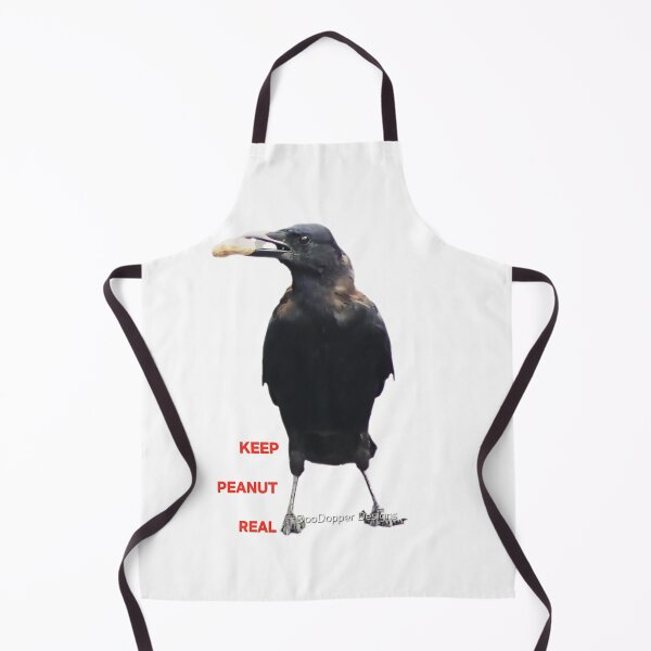 Item preview, A CROW KEEP PEANUT REAL. designed and sold by DooDopper Designs.