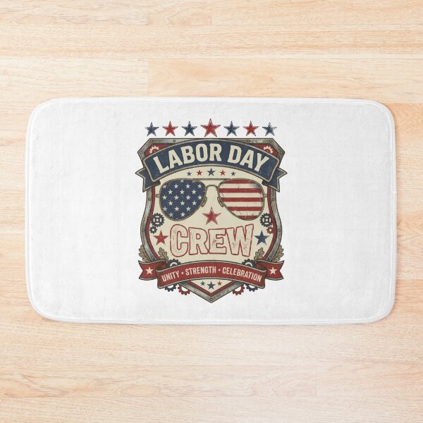 Item preview, Labor Day Gift Shirt - Patriotic Crew Sunglasses Badge Tee designed and sold by relso.