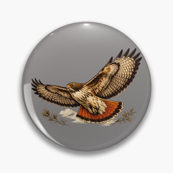 Item preview, Red-tailed hawk gliding. designed and sold by Daily Quirk.