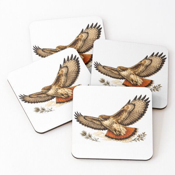 Item preview, Red-tailed hawk gliding. designed and sold by Daily Quirk.