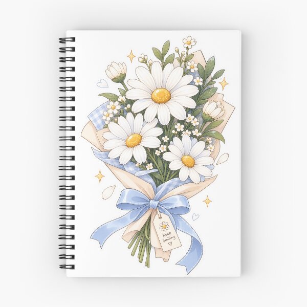 Item preview, Keep Smiling Daisy Bouquet Illustration designed and sold by Day1-TN.