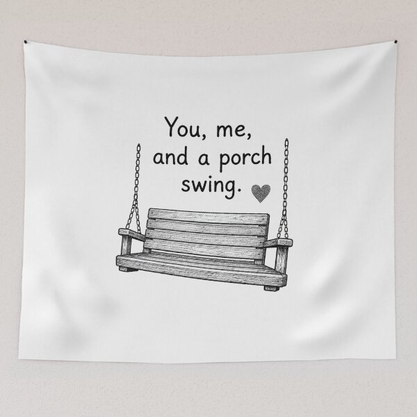 Item preview, You Me And A Porch Swing designed and sold by HalickW.