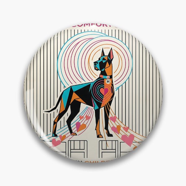 Item preview, Great Dane Therapy Dog Children Hospital designed and sold by PictoVibe.