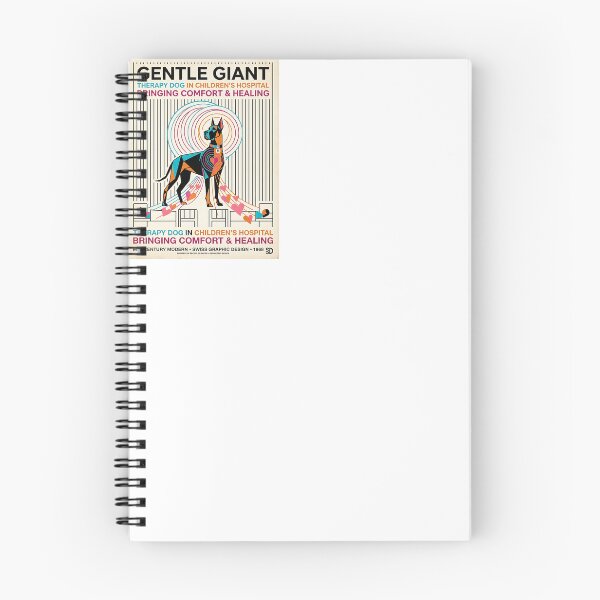 Item preview, Great Dane Therapy Dog Children Hospital designed and sold by PictoVibe.