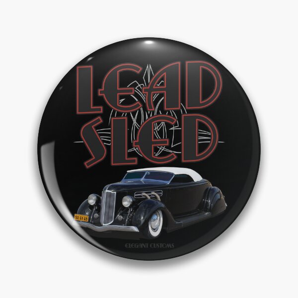 Item preview, 1936 Lead Sled with text - Lowrider, Kustom, Hot Rod, Muscle Car designed and sold by Elegant Customs.
