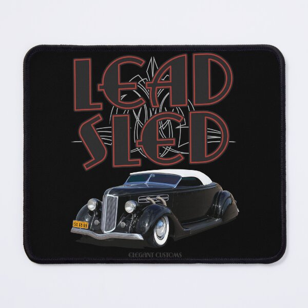 Item preview, 1936 Lead Sled with text - Lowrider, Kustom, Hot Rod, Muscle Car designed and sold by Elegant Customs.